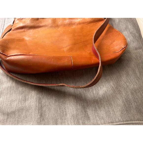 Normandie Montreal Handbag Women's Leather Hobo Bag Causal Brown - Picture 3 of 8